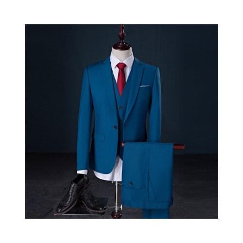 Mens Suit 2019 Korean Version of the New Slim Suit Suit Male Large Size Business Casual Suit