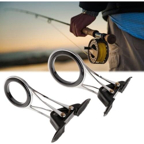 Guide Ring Fishing Rod Pole Line Guides Top Rings Folding Stainless Steel Telescopic DIY Eye Ring Repair Kit Tackle Accessories