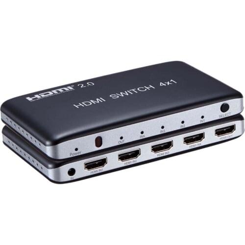 HDMI 2.0 Switch 4x1 Converter 4 in 1 out 4K@60Hz 3x1 HDMI Switcher 4K 3D Full HD 1080P for PS3 PS4 DVD Computer PC to TV HDTV