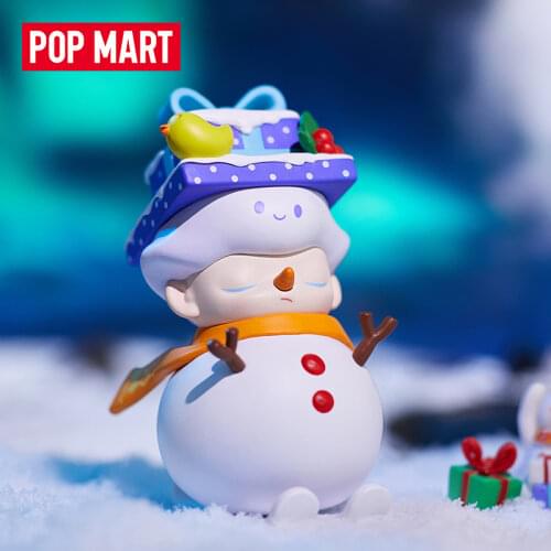 Pop Mart DIMOO 2020 Christmas Series Blind Box Toys Model Confirm Style Cute Anime Figure Gift Surprise Box