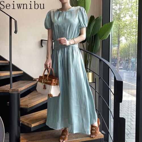 Длинные летние платья Seiwnibu China At AliExpress