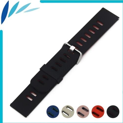 Silicone Rubber Watch Band 22mm for TAG Heuer Watchband Strap Wrist Loop Belt Bracelet Black Blue Red+ Spring Bar