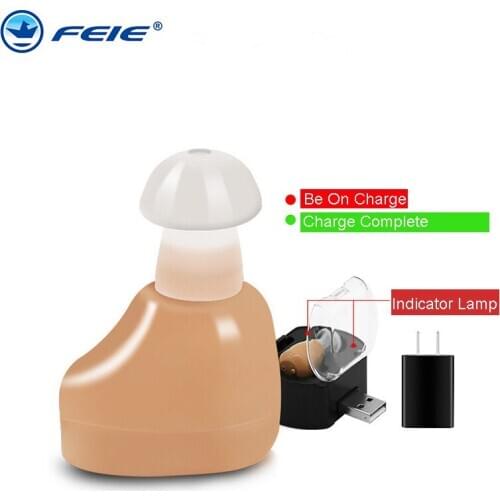 Hearing Aid Rechargeable Mini Hearing Aids Invisible Hear Clear for the Elderly Deaf Ear Care Tools Parents gifts S-219