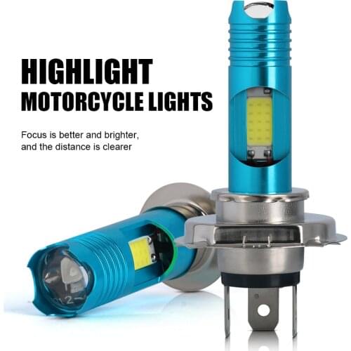 High Power LED Motorcycle Light BA20D P15D H4 Headlights Bulbs Parts Hi/Lo Beam LENS RGB Lamps For Moto Accessories Car Fog Lamp