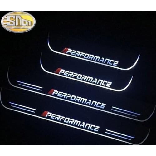 LED Door Sill Scuff Plate Guards Door Sill for BMW X5 X6 F20 F30 E90 E39 E46 F10 E60 E70 E71 X3 X4 Z4 E89 Streamer dynamic pedal