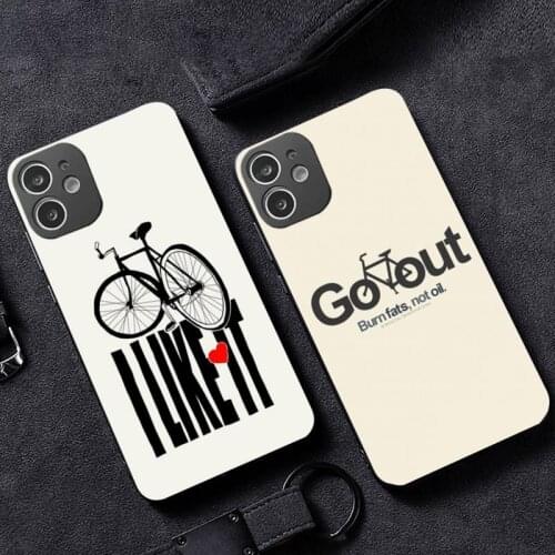 Bike sport love Bicycles freedom Phone Case for iPhone 12 11 mini pro XS MAX XR 8 7 6 6S Plus X 5S SE 2020