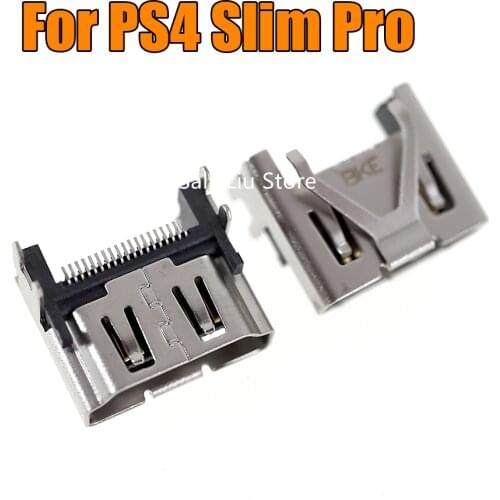 6pcs/lot For PS4 Slim Original HDMI Port Socket Interface for Play Station 4 PS4 Pro HDMI Connector Repair Part