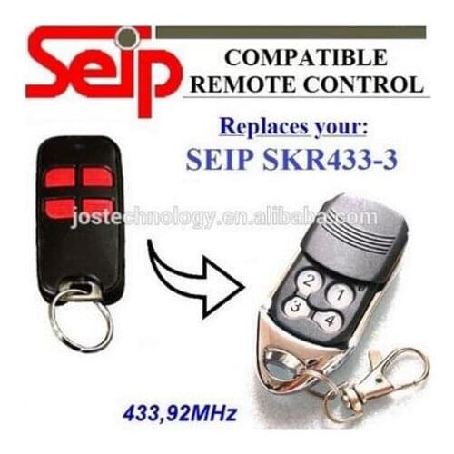 2018 SEIP SKR433-3 garage door replacement remote control rolling code 433,92mhz FINE beautiful