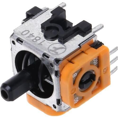 3D Analog Joystick Rocker Sticker Wireless Controller Thumbstick Module Game Replacement Yellow Repair Parts for sony 4 PS4 Pro