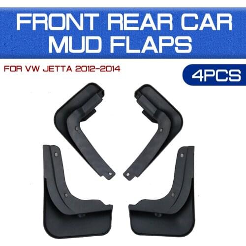 Car Front Rear Car Fender Flares Mud Guard Flap Anti Splash Mudflaps for VW Jetta 2006 2007 2008 2009 2010 2011-2019 Mudguards
