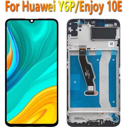 Original Display Replace 6.3'' For Huawei Y6P MED-LX9 MED-LX9N LCD Display Touch Screen Digitizer Assembly For huawei Enjoy 10E
