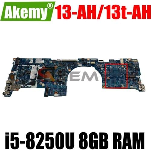 For HP ENVY 13-AH/13t-AH Laptop Motherboard L19498-601 L19498-001 With SR3LA i5-8250u 8GB RAM 17892-1N 448.0EF07.001N