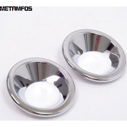 For Land Rover Discovery 3 LR3 2005-2009 2010 Chrome Front Fog Light Lamp Cover Trim Molding Foglight Frame Car Accessories