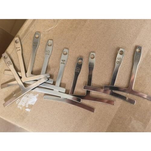 Understring radius gauge for guitar and bass setup Guitar Making Luthier tools