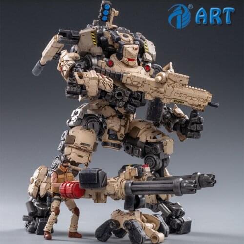 JOYTOY Scale Action Robot STEEL BONE Desert Edition Heavy Firepower MECHA Coated Finished Product Free Shipping 1/25