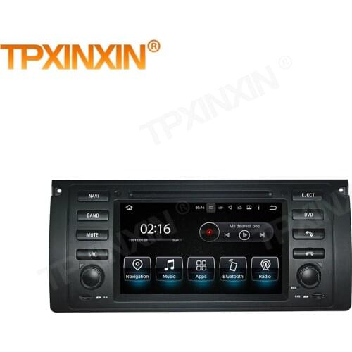 1 Din Carplay Android Radio Receiver For BMW X5 M5 E39 1995 1996 1997 1998 1999 2000 2001 2002 2003 E53 2004 2005 2006 Head Unit