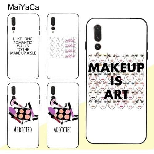 MaiYaCa Makeup Addict cosmetics Set Mascara Case For Huawei P30 P20 Pro P10 P40 Lite Mate 20 30 10 Lite P Smart Z 2019
