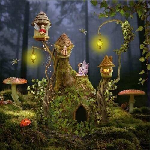 Full Square / Round Drill DIY Diamond Embroidered Forest Elf Mushroom Basket Diamond Cross Stitch Mosaic Art Deco