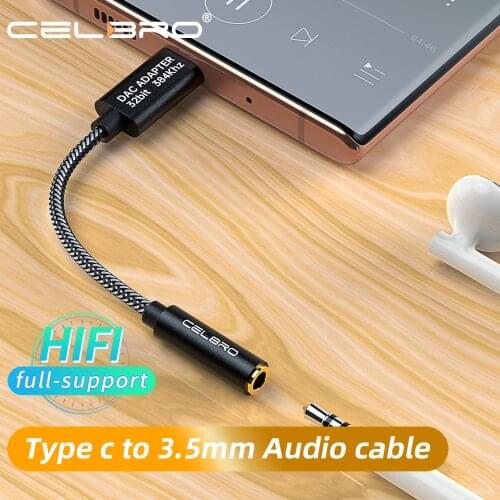 Realtek ALC4050 USB Type C DAC Headphone Jack Adapter Aux 3.5mm Audio Cable Decorder Amp 32b/384kHz for Ipad Pro Samsung S21 s20