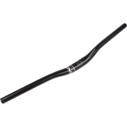UNO MTB Bike Aluminium Alloy AL6061 Black Handlebar Flat/Riser White Logo Bar 31.8*640/680/700/720/740mm Bicycle Parts