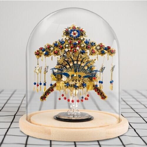 25*30cm Big Size Glass Dome Vase Home Decoration Diameter=25cm Height=30cm Glass Cover Wedding Friend Favor Gift