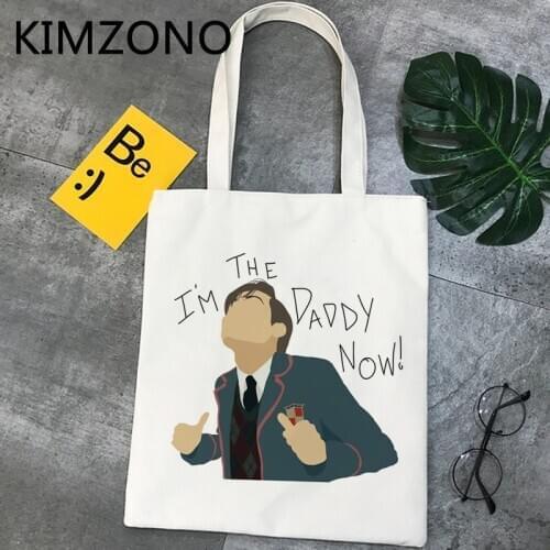 The Umbrella Academy shopping bag recycle bag shopping bolso shopper reusable bolsa bag fabric ecobag foldable reusable cabas