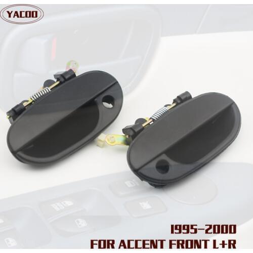 1PAIR EXTERIOR DOOR HANDLE FOR HYUNDAI ACCENT 1995 1996 1997 1998 1999 OEM:82650-22000 82660-22000