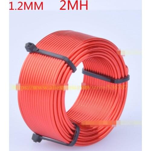 1PCS 1.2mm Audio Speaker Crossover 2.0mH Hollow Inductor Oxygen-Free Copper Coil
