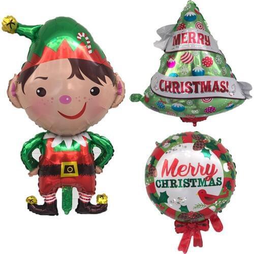 1PC Merry Christmas boy / garland / tree foil balloon Christmas day series party decoration balloons kids toy