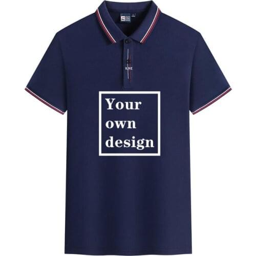 2021 Summer casual polo shirt men short sleeve Work clothes customization turn down collar slim fit polo shirt for men plus size
