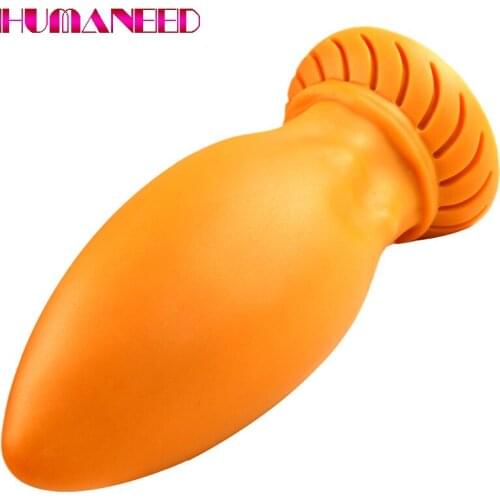 30*13cm Erotic Anal Plug Huge Thick Butt Plug Super Anus Expansion Stimulator Males Prostate Massager Soft Anal Sextoy for Women