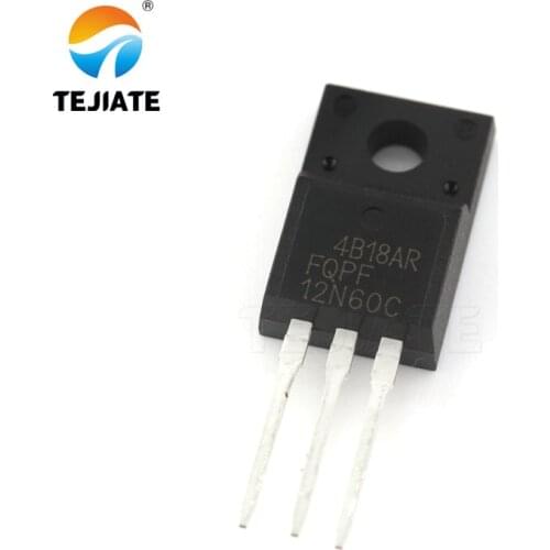 5PCS FQPF12N60C TO-220F 12N60C 12N60 TO220 FQPF12N60 TO-220 new MOS FET transistor