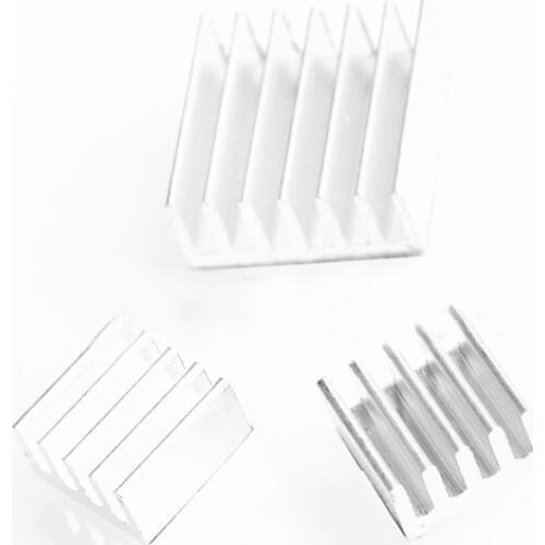 Aluminum heat sink Cooling fin radiator kit (including three with heat paste) for Raspberry pi