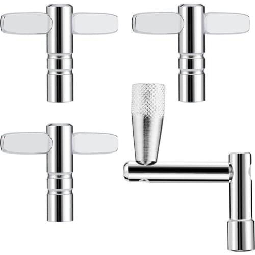 Drum Key 3-Pack with Continuous Motion Speed Key Universal Drum Tuning Key