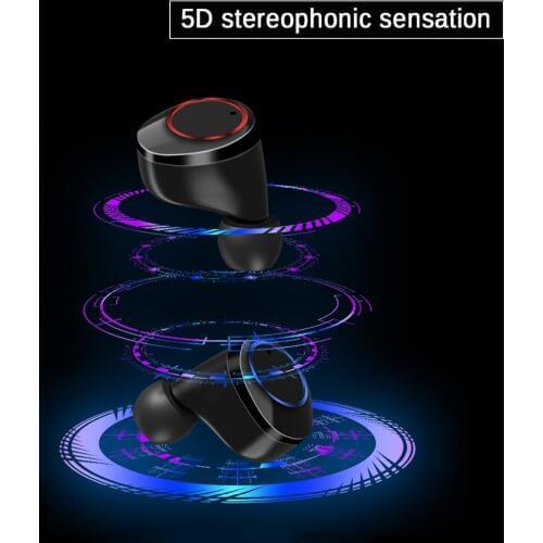 Bluetooth Earphone 5.0 TWS Earbuds X11 Hifi Stereo Sport Headphone LED Power Display Bass Headset Touch Control IPX7 Waterproof