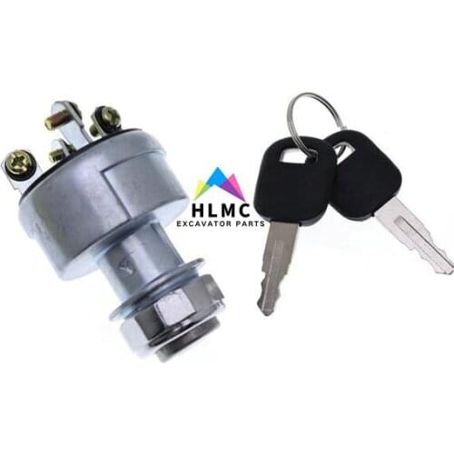 E320C Excavator 4 Lines Ignition Switch with Keys 9G-7641 9G7641