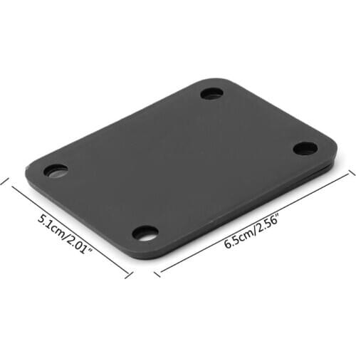 Electric Guitar Neck Plate Fix Tele Guitar Neck Joint Board 4 Screws E56D