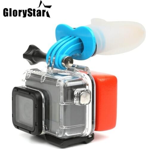 Action Camera Surf Mouth Mount for GoPro Hero 9 8 7 6 5 4 3 Black Silver Session Xiaomi 4K SJCAM SJ7 H9 Go Pro Surfing Accessory