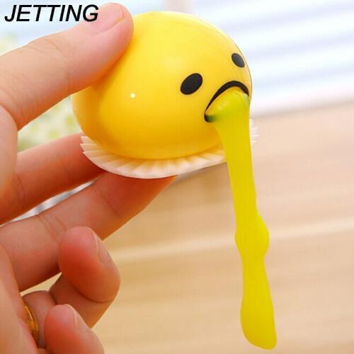 Cute Vomiting Egg pig rabbit Vent Phone Straps Anti Stress Scented Halloween Jokes Kids Toy Gift Funny Novelty