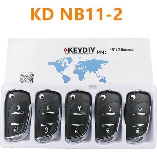 5PCS Multi-functional Universal Remote Key for KD900+ URG200 KD-X2 NB-Series KEYDIY NB11 NB11-2 NB11-3 2 button 3 button