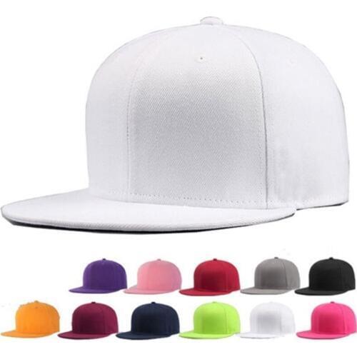 Fashion Causal Men Women Cap Sports Baseball Cap Blank Plain Solid Snapback Golf ball Hip-Hop Hat