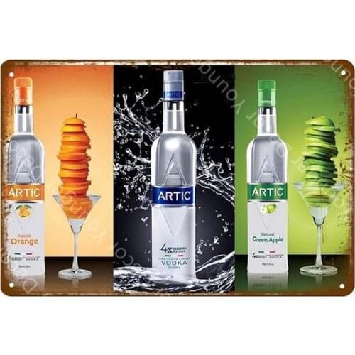 Man Cave Drinks Beer Wine Metal Tin Signs Whiskey Plaque Vintage Painting Poster Wall Sticker Pub Bar Club Home Decor YI-166