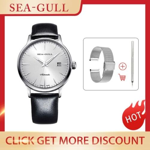 Man Watch Seagull 819.22.5027 Movement ST2130 Self winding Mechanical Waterproof Sapphire Crystal Watches for Mens 2021 Luxury