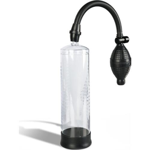 Male Massage Care Large Size 6.5CM Manual Pump Diameter For Men Cock Erection Device Vacuum Magnifier Exercise