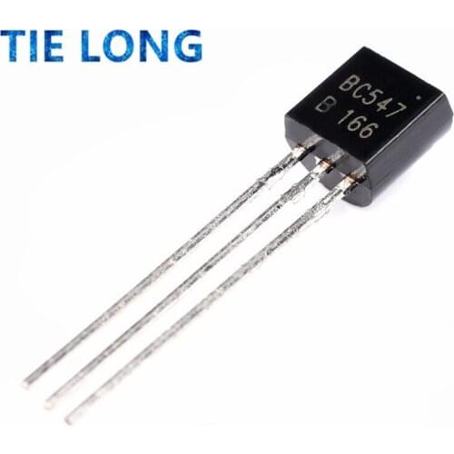 100PCS BC547B BC547 TO92 547B new triode transistor NPN PNP TO-92 IC