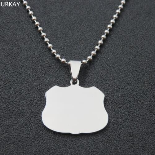 Stainless Steel Apple Shape Necklace Pendant, Stainless Steel Blank Dog tags Pendant, Fashion Gift Jewelry