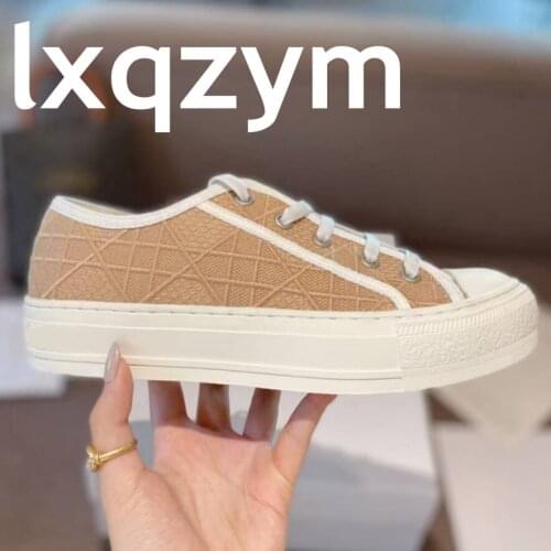 Tassel Decor Canvas Shoes Woman Fashion Brand Lace Up Platform Flats Comfortable Sneakers New Round Toe Casual Ladies Footwear