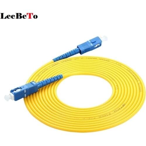 FC to FC SC to SC LC to LC ST to ST SC to SC Fiber Patch Cord Jumper Cable SM Simplex Single Mode Optic for Network 3m 5m 10m