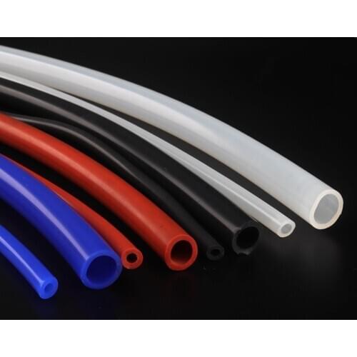 5m Food Grade Silica Gel Hose I.D 2~32mm Heat Resistant Aquarium Silicone Tube Flexible AirPump Soft Pipe Garden Irrigation Tube