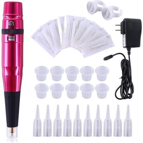 SPARK Permanent Makeup Machine 35000 RPM Powerful Tattoo Pen Rotary Gun Tattoo Machine Kit For Eyebrow Lip Black Tattoo Supplies